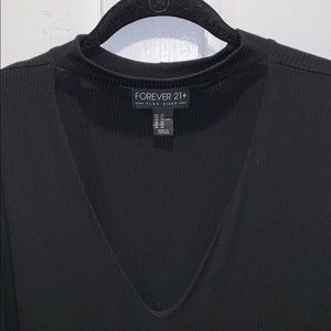 Forever 21 Black Choker Dress
